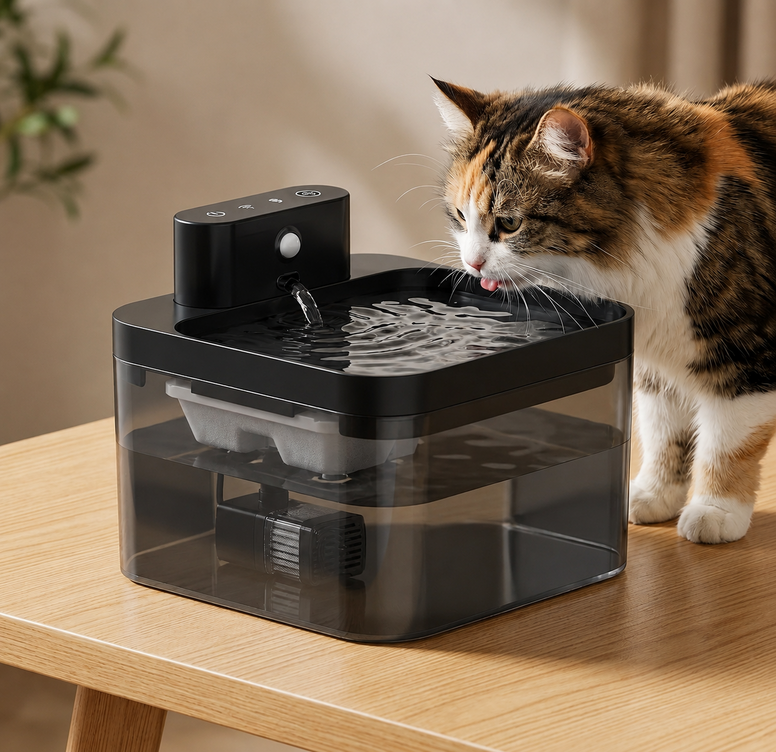 Fontaine à eau PurrStream Sans Fil — Rechargeable 2.2L