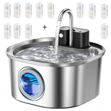 Fontaine à eau PurrStream — Acier Inoxydable 3L Sans Fil