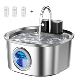 Fontaine à eau PurrStream — Acier Inoxydable 3L Sans Fil