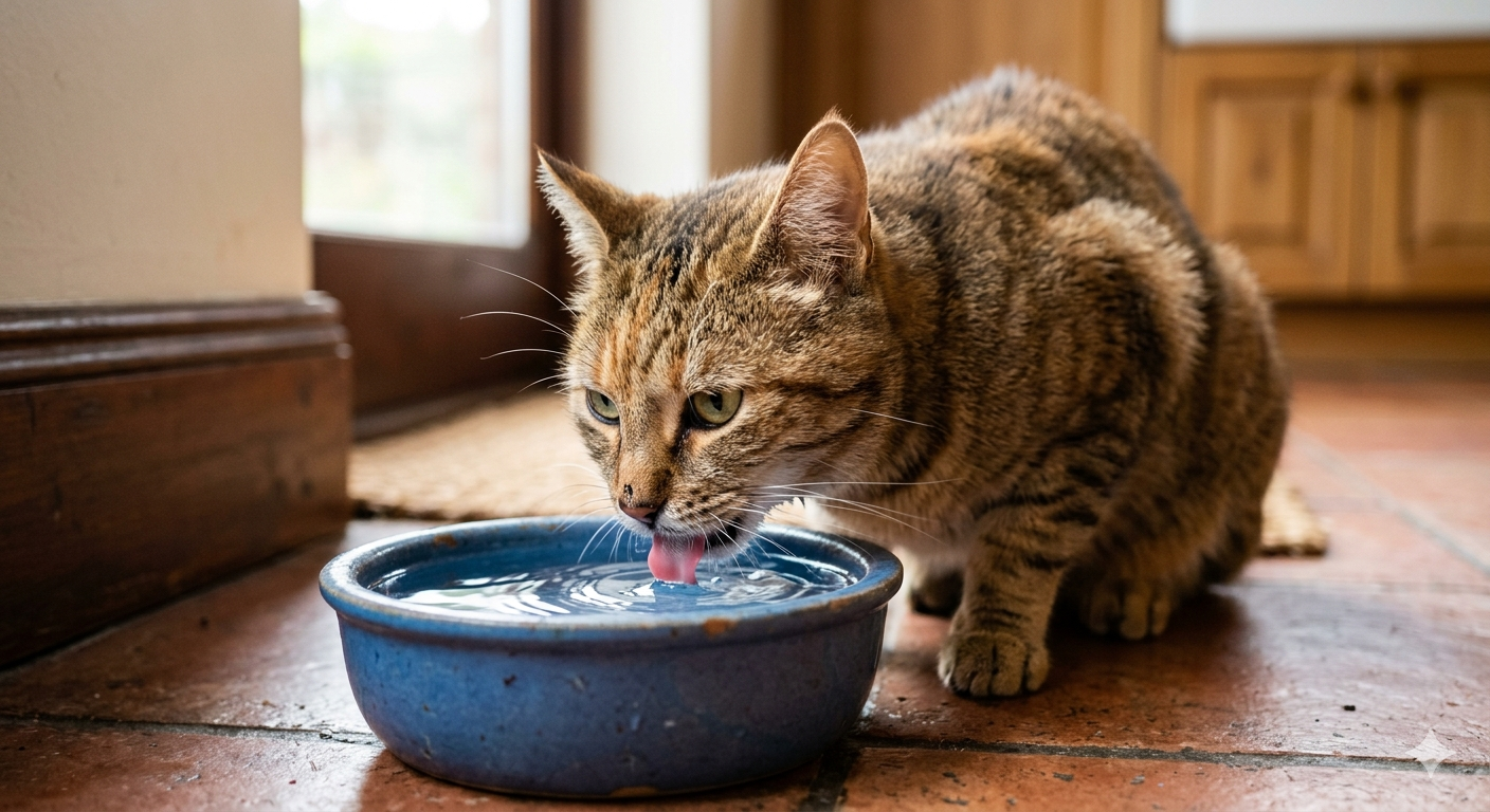 Pourquoi votre chat ne boit pas assez